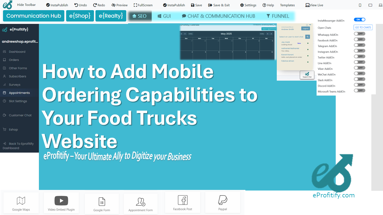 How to Add Mobile Ordering Capabilities to Your Food Trucks Website